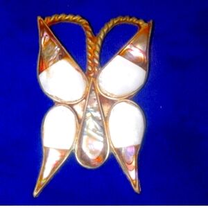 Mother of Pearl Butterfly Pendant